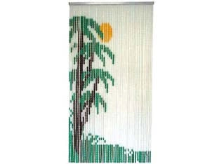 TENDA ANTI MOSCHE A PIASTRINA PALME  44 strisce per 63 piastrine  cm.120x230h.    VETTE