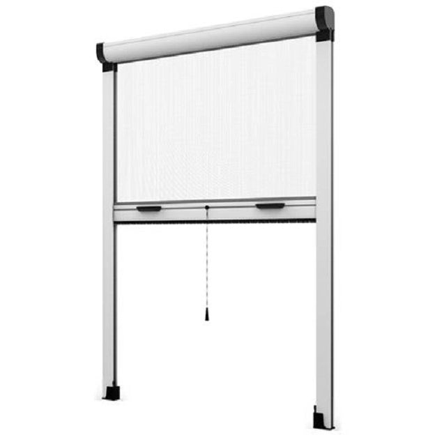 Zanzariera a Rullo Riducibile  60 x 150 Bianco 9010