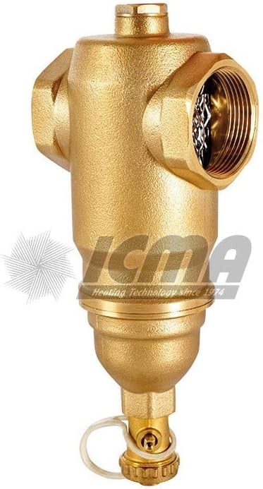 Defangatore F-F dotato di rubinetto di scarico a sfera 3/4" ICMA