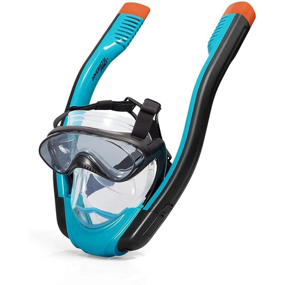 Trade Shop - Maschera S/m Con 2 Boccagli Da Snorkeling Sub Per Mare Piscina Hydro-pro 24060 -