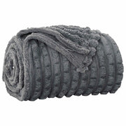 Coperta Grigio scuro 240 x 220 cm Panno