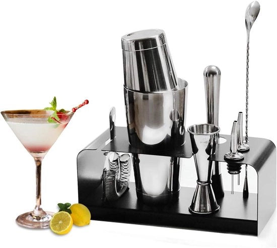 Set di shaker per cocktail - 8 pezzi - Kit del barista perfetto