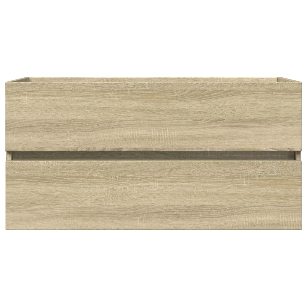 Set Mobili da Bagno 2 pz in Ceramica e Legno Multistrato 3307660