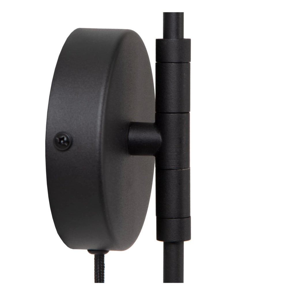 Applique LED da parete loft MILNE 2 luci nera Lucide