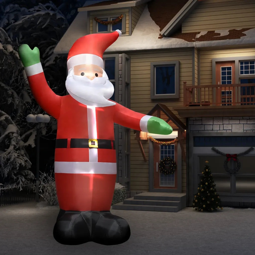 Babbo Natale Gonfiabile Decorazione con LED IP44 4,5 m 289301