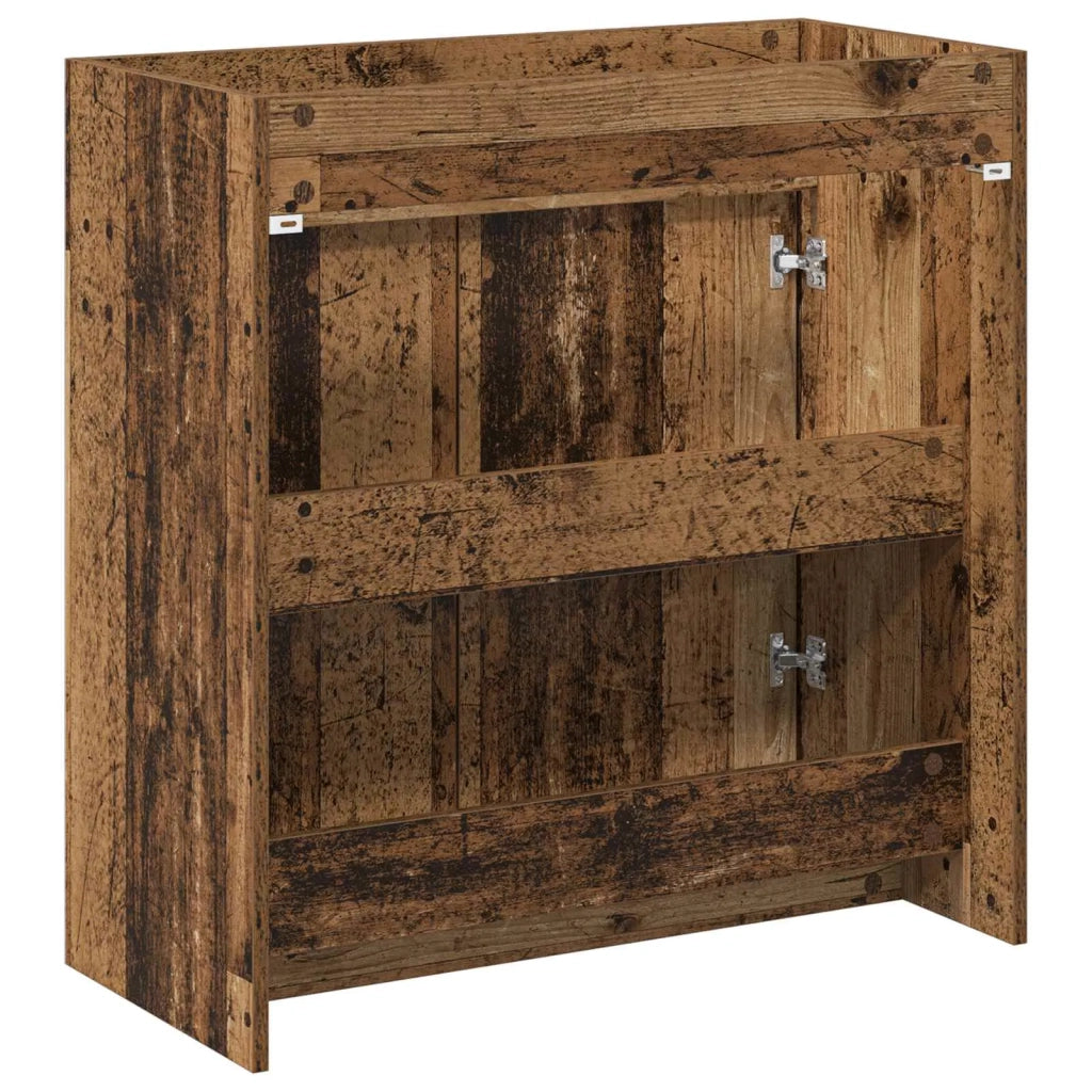 Mobiletto da Bagno Sotto Lavabo Legno antico 890790