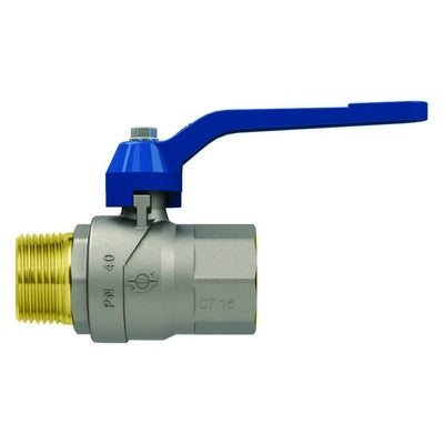 VALVOLA A SFERA P.T. CON LEVA EVOLUTION MASCHIO-FEMMINA- 1  DN 25  PN 30- FIV- pezzi 1