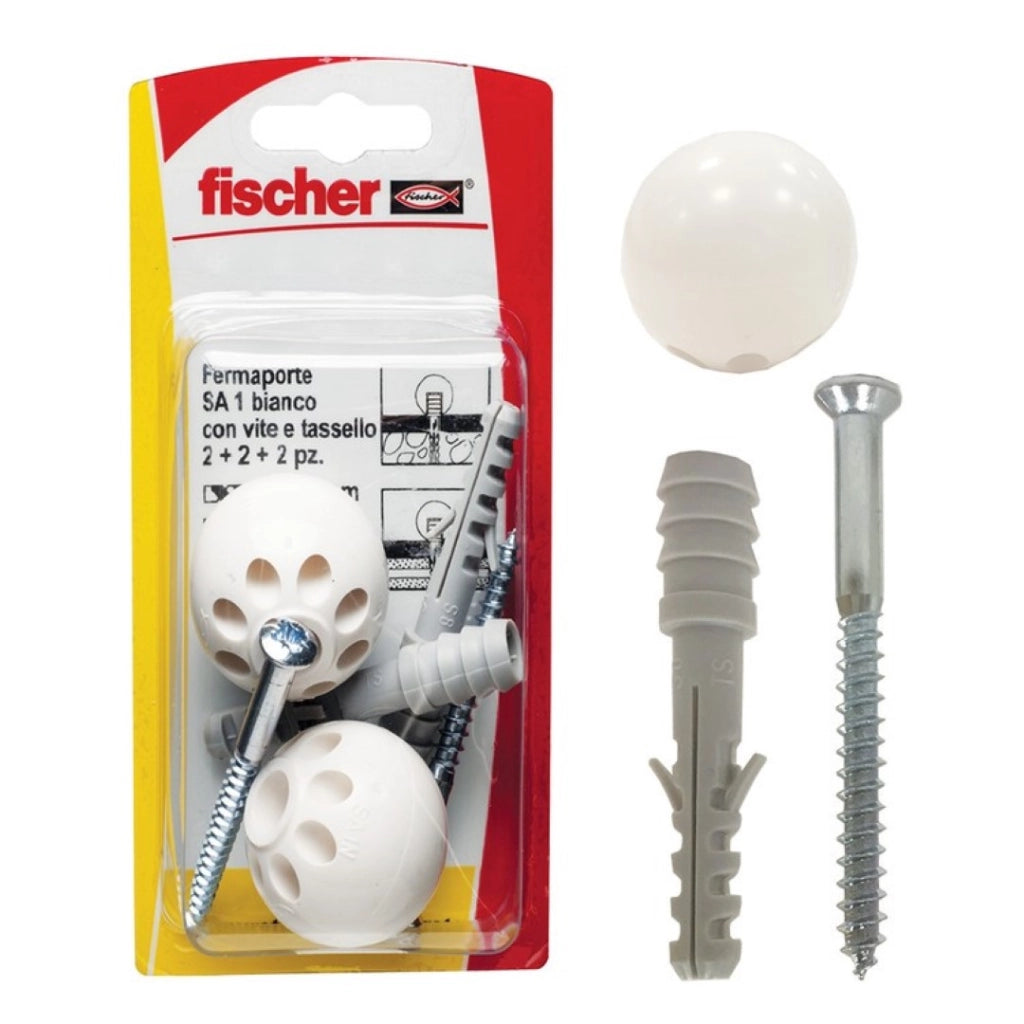 Paracolpi Nylon Sa 1 N K Nero Set 5 Pezzi - Fischer