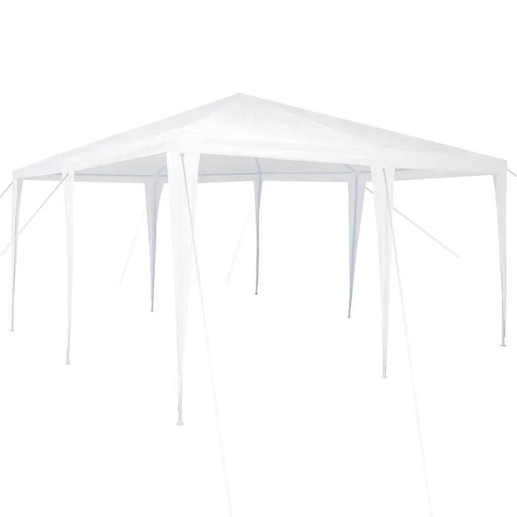 Tenda Party Bianco 400 x 400 x 266 cm Polietilene e Acciaio 42003421