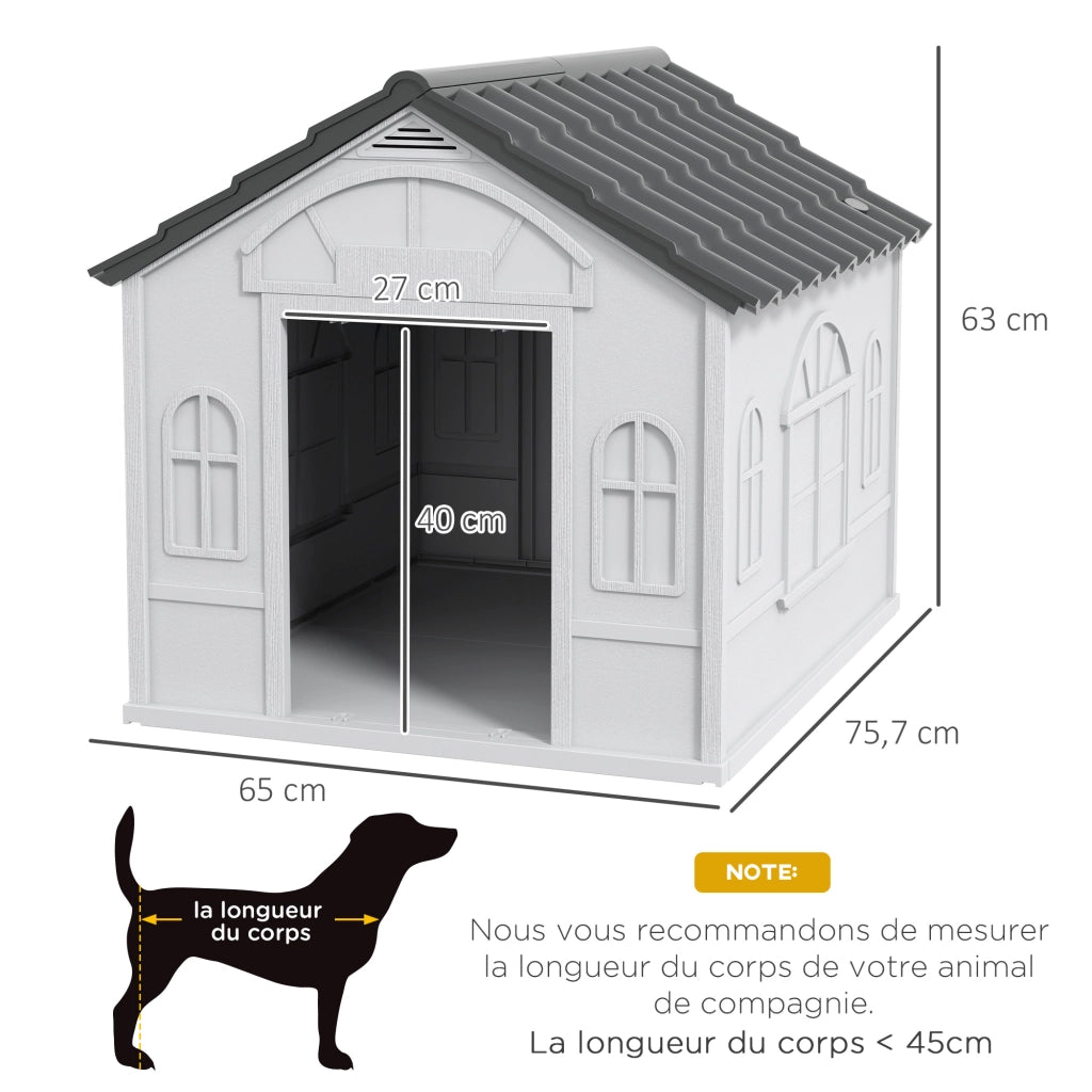 Cuccia per Cani ¨C Xylo ¨C Bianco Polipropilene 65x75.7x63 cm
