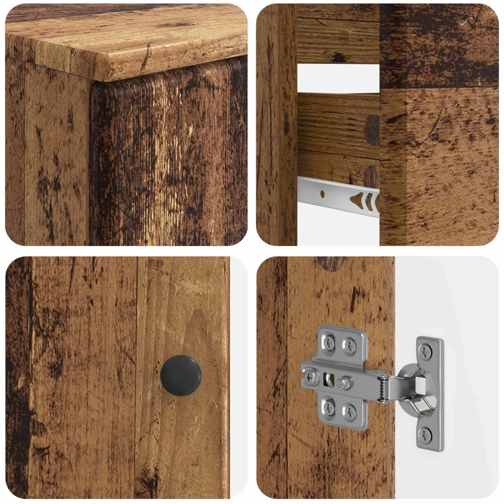 Set di armadietti da bagno in 3 pezzi BREDA 3417889