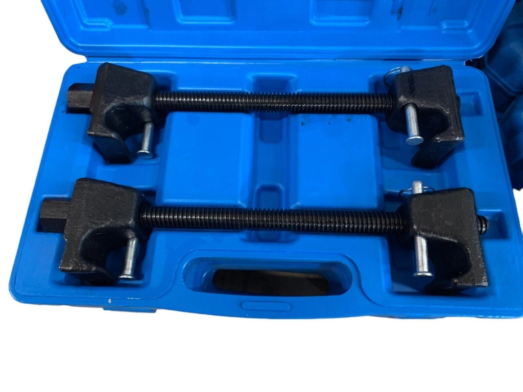 COMPRESSORE SMONTA MOLLE AMMORTIZZATORI PROFESSIONALE PER AUTO 2PZ 300MM