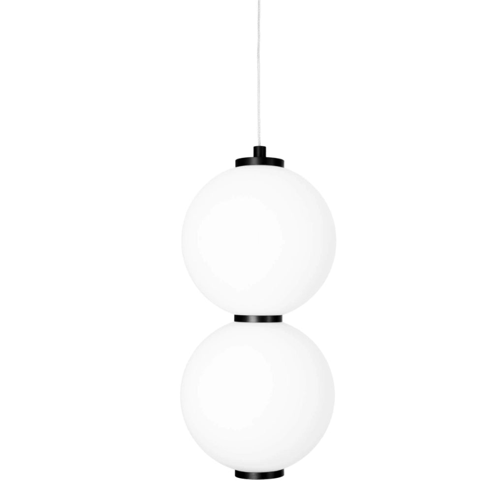 Lampada a sospensione TAMA LED 16W nera Ø16 Maxlight