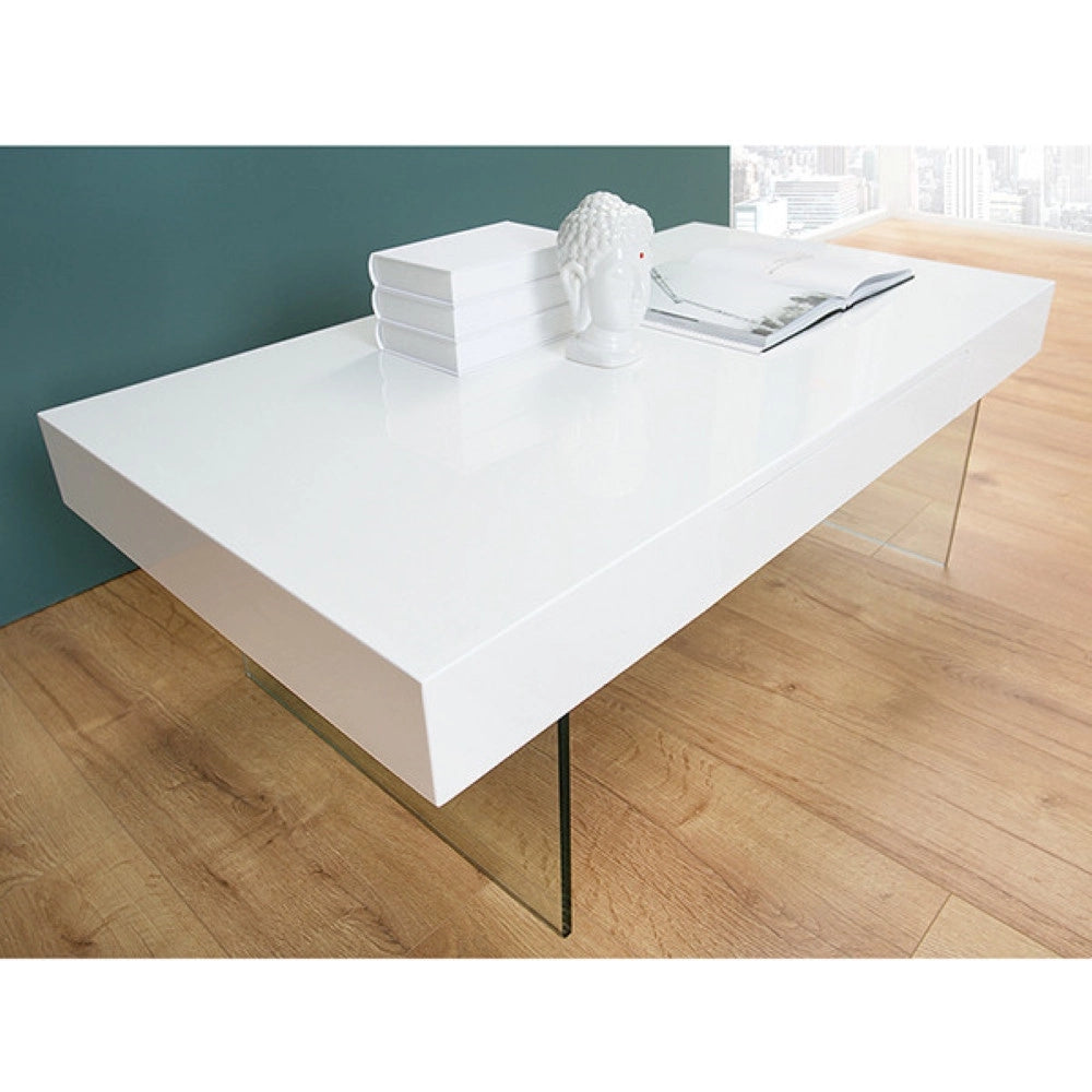 Tavolino da caffè KENZO III (bianco HG)