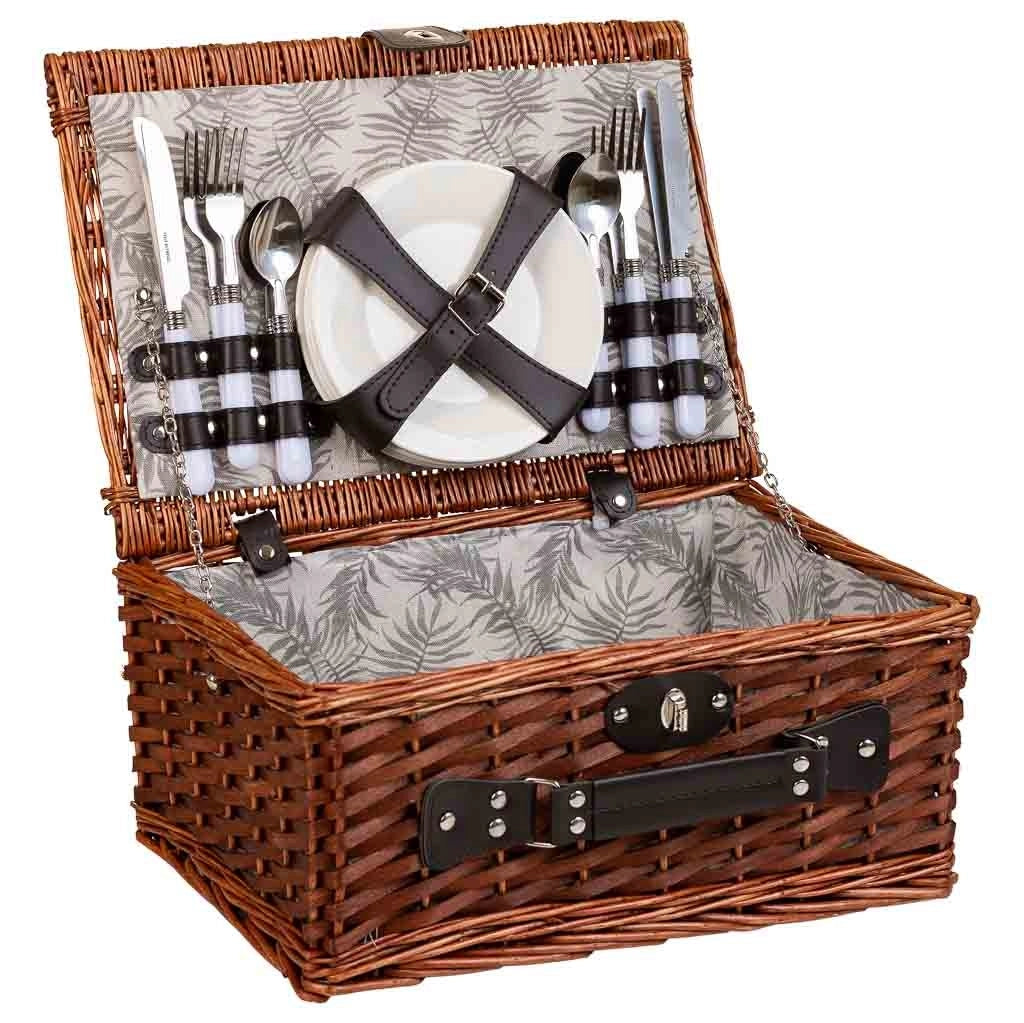 Cestino pic-nic marrone 40x28x19h