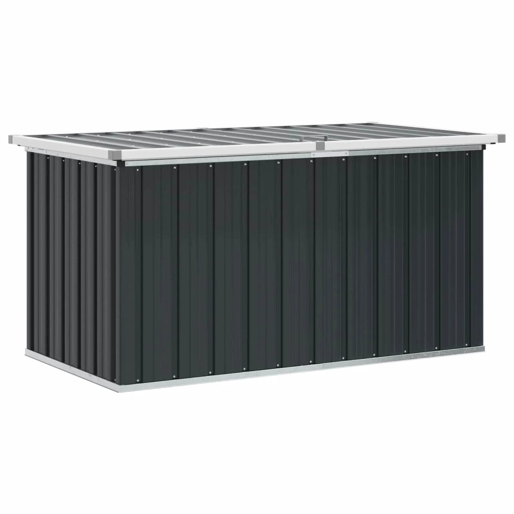 Baule da Giardino Antracite 129x67x65 cm 46263