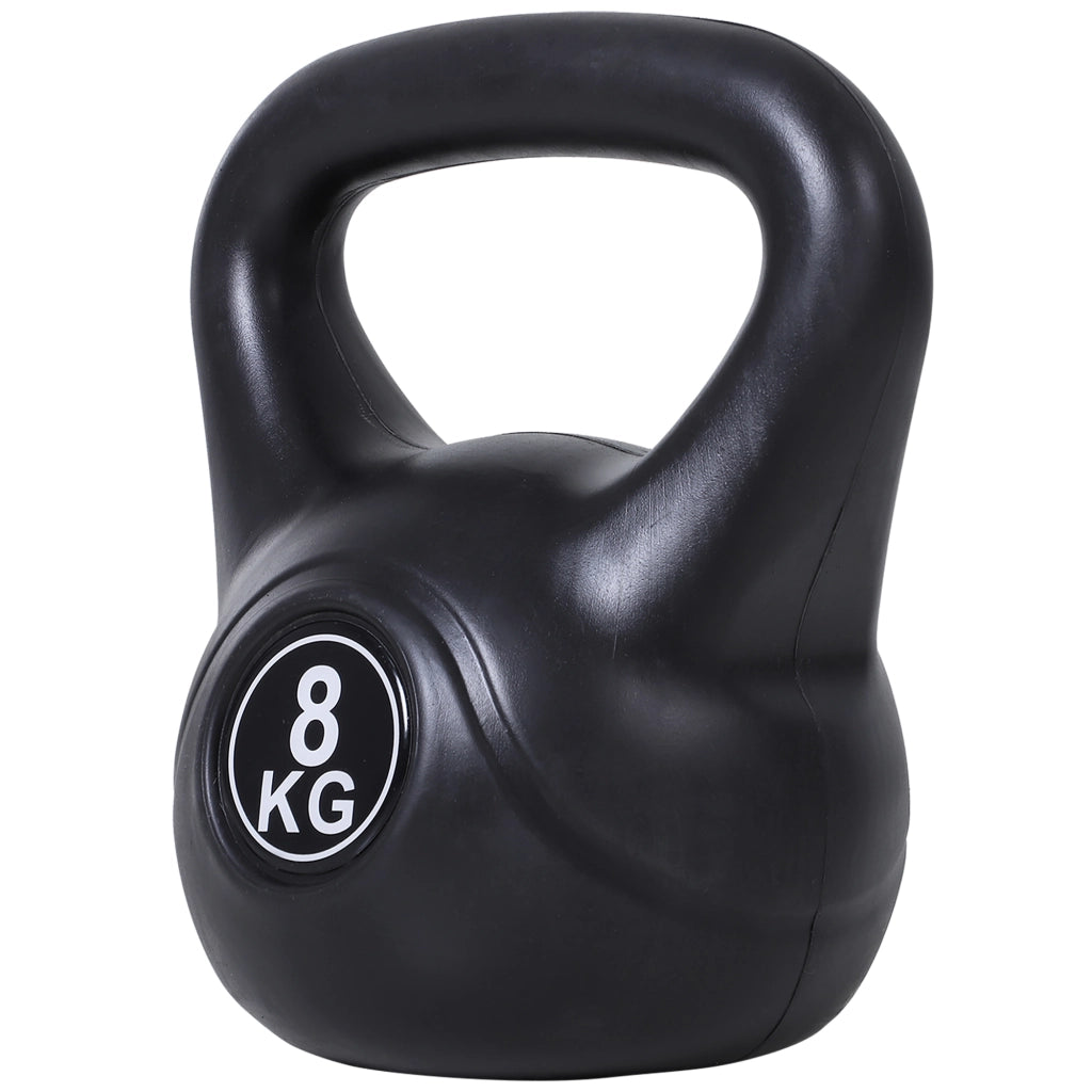 Kettlebell 8 kg ¨C zephmum ¨C Nero 22x17x24 cm