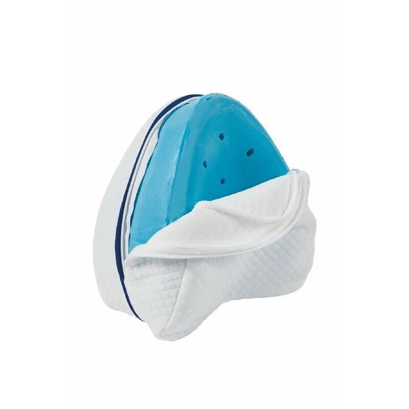 CUSCINO ERGONOMICO GAMBE IN MEMORY FOAM CON RIVESTIMENTO IN MICROFIBRA