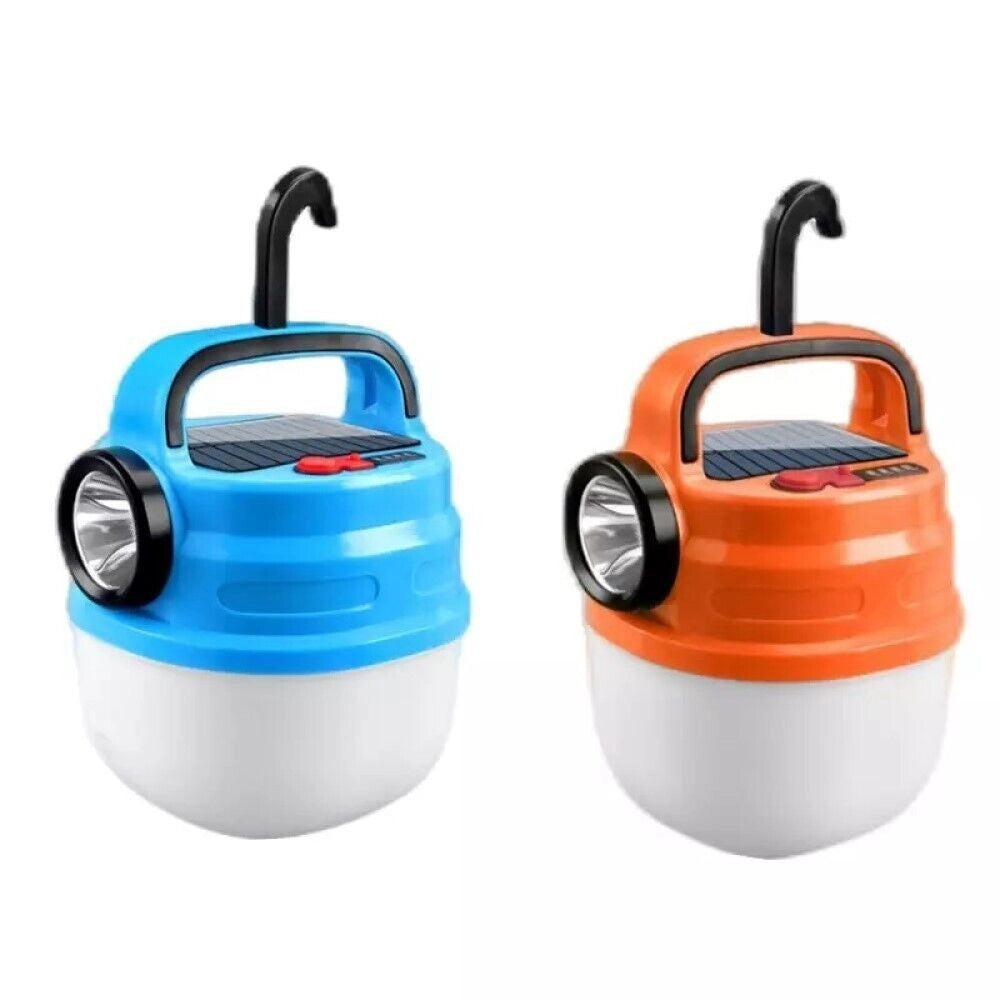 Trade Shop - Lampada Di Emergenza Pannello Solare Torcia Ricaricabile Lanterna 80w Hb-v80 -