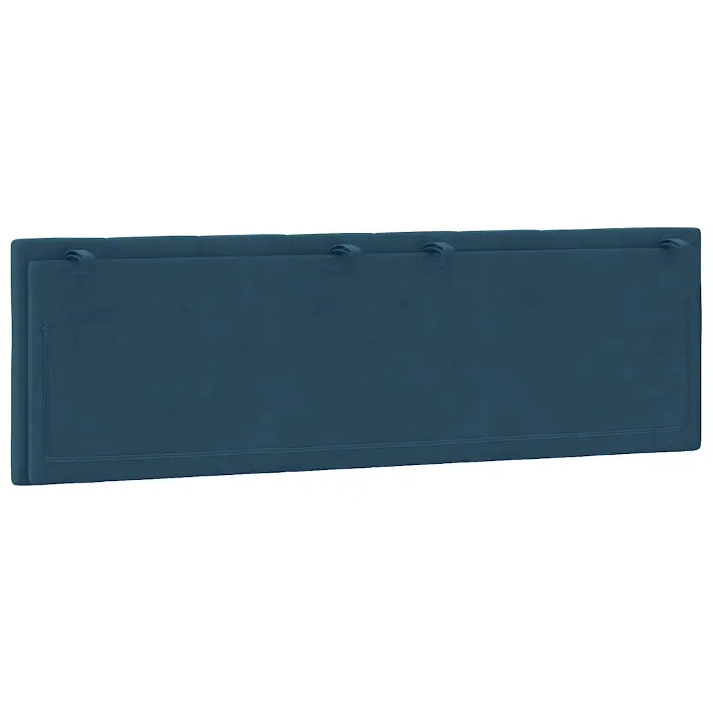 Cuscino Testiera Hanko Blu 160 cm in Velluto 374679