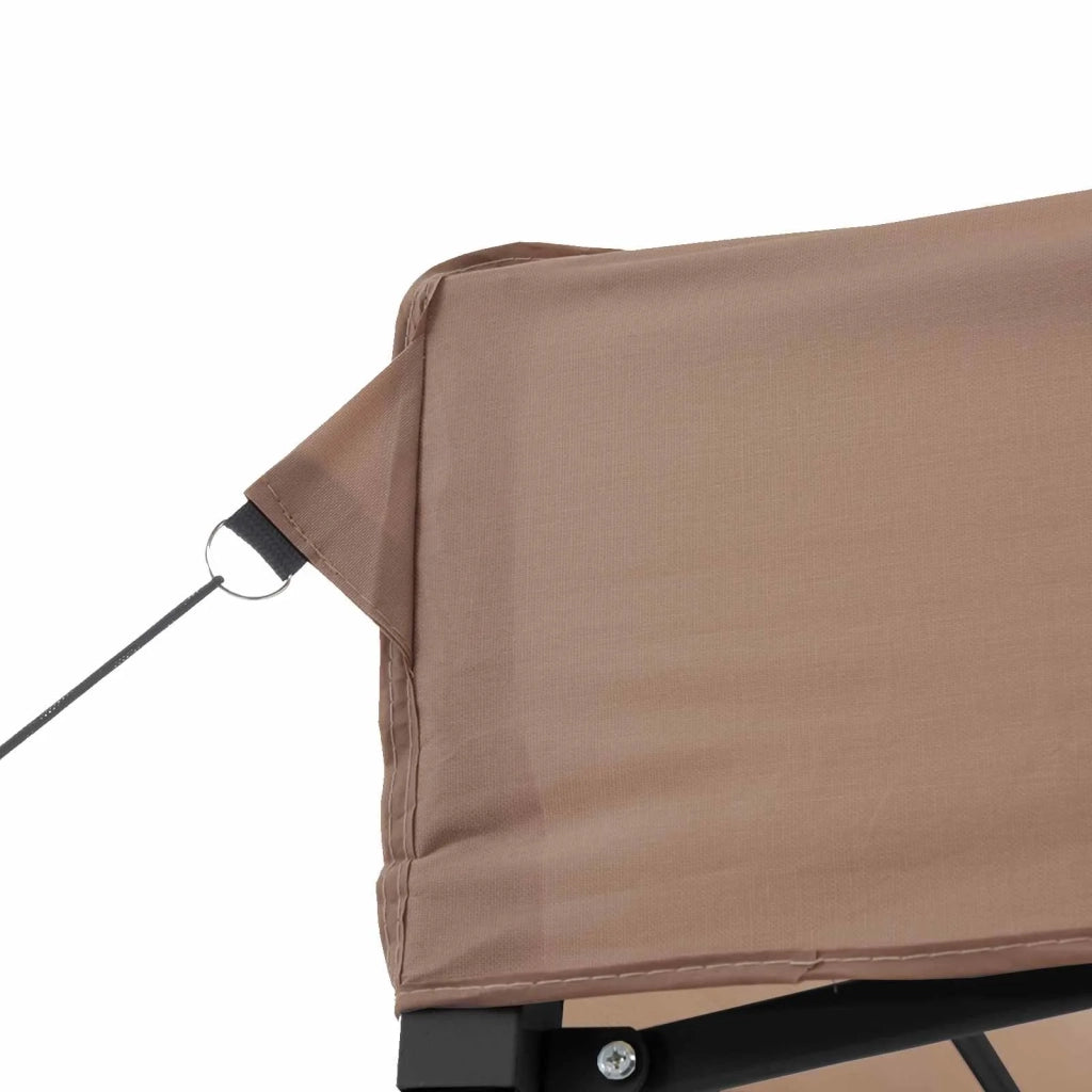 Tenda Party Marrone 292 x 292 x 315 cm Tessuto Oxford 42023570
