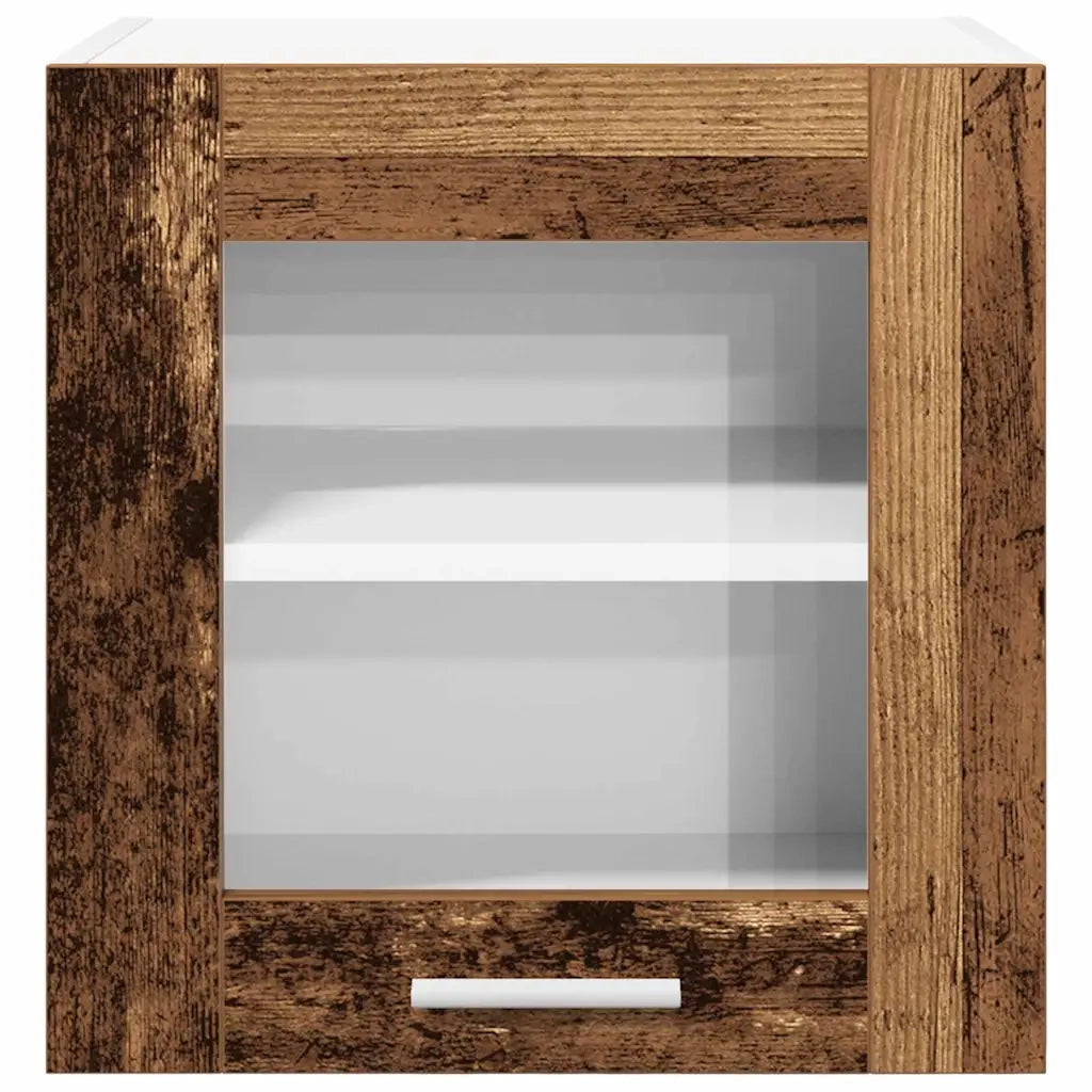 Armadio pensile con porta 2 pcs Legno vecchio 40 x 31 x 40 cm 884207