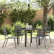 Set da Pranzo per Giardino 5 pcs Antracite