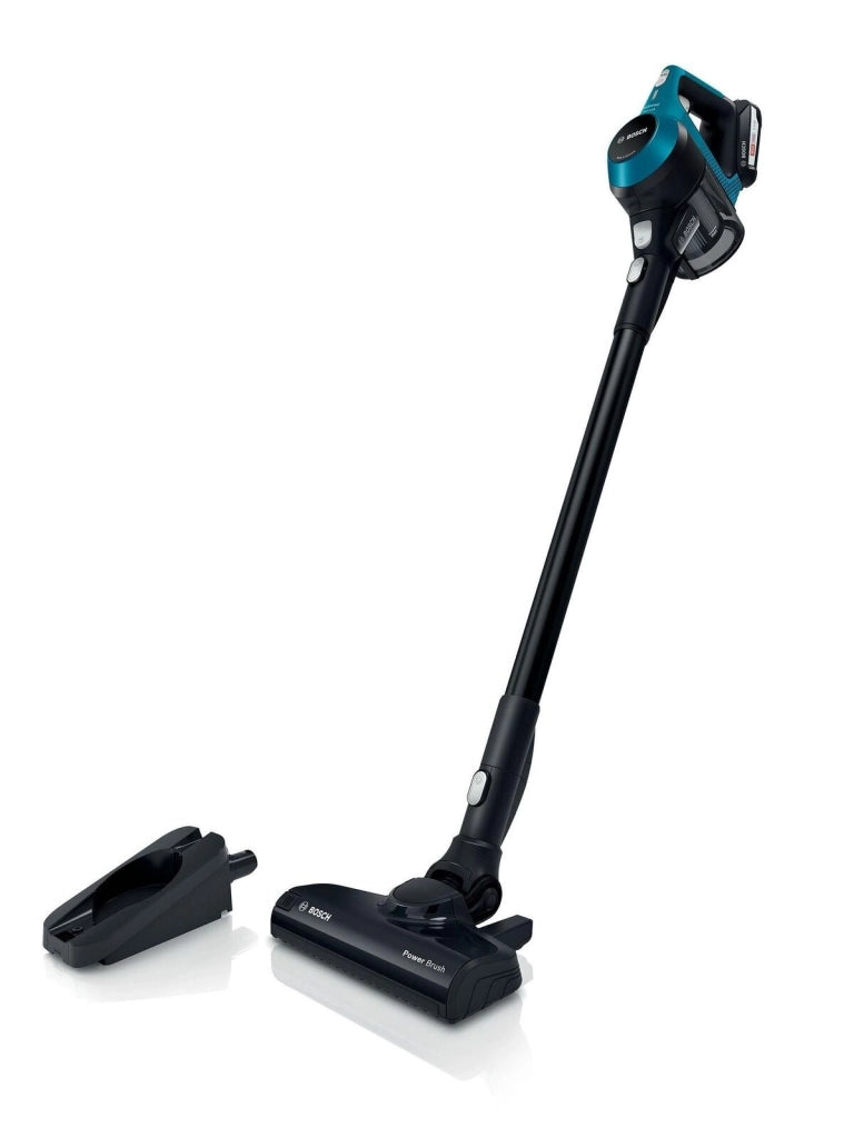 Bosch BBS611LAG Serie 6 Aspirapolvere a Bastone 2 in 1 Senza Sacchetto 0.3 L Batteria 18V 2.5 Ah autonomia 30 min colore Blu