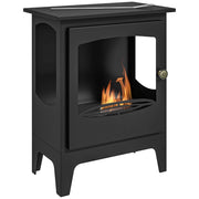 Caminetto a bioetanolo ¨C zephmum ¨C nero 39x26x54 cm