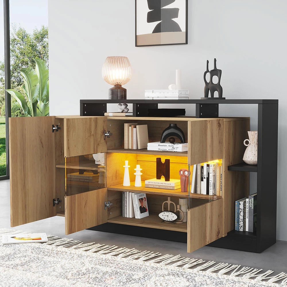 Buffet LED - Xylo - legno MDF Bluetooth comando app