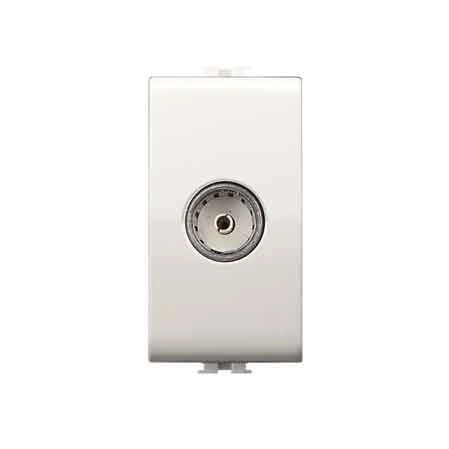 PRESA COASSIALE TV 'EASY' Bianco - EC ELETTROCANALI