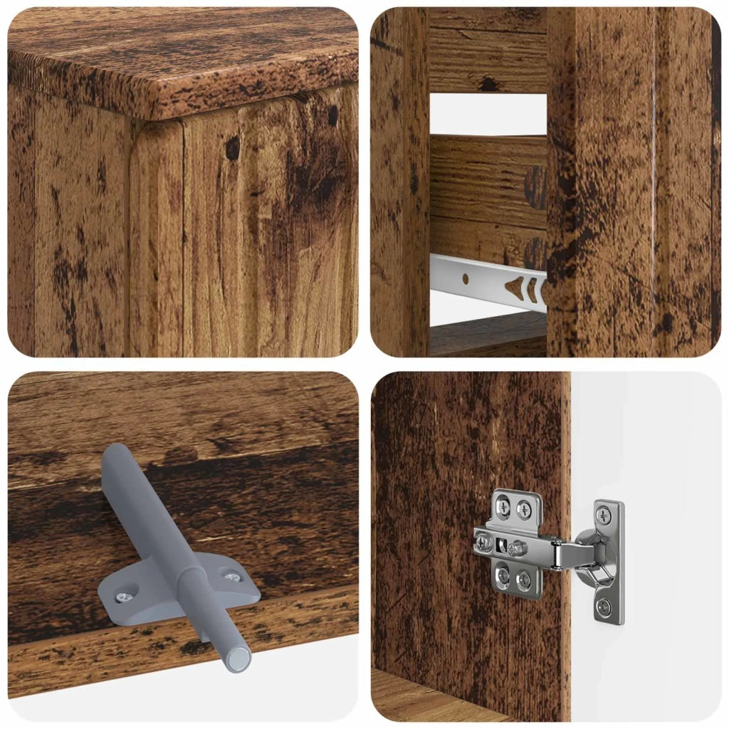 Set di armadietti da bagno in 3 pezzi ZWOLLE 3417844