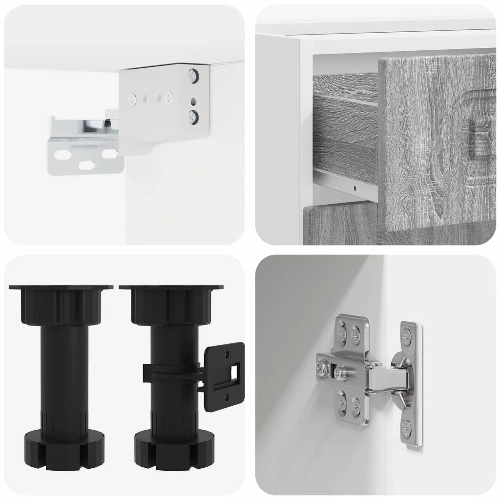 Unità Cucina KALMAR 8 pcs Sonoma grigio Legno ingegnerizzato 3438199