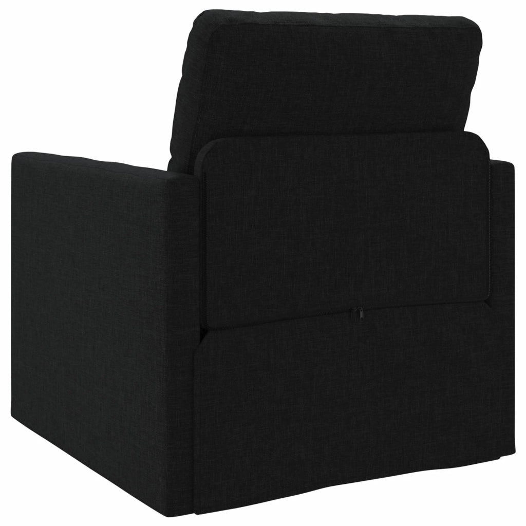 Divano letto Nero 74 x 77 x 81 cm Tessuto 4106623