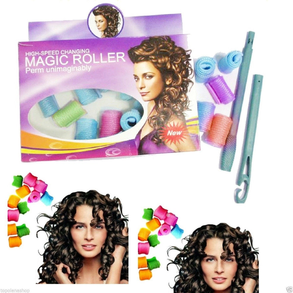 Trade Shop - Magic Roller Bigodini Morbidi A Spirale Arriccia Capelli Ricci Boccoli Perfetti -