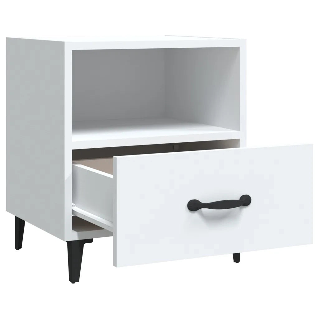 Comodino Bianco in Legno Multistrato 812024