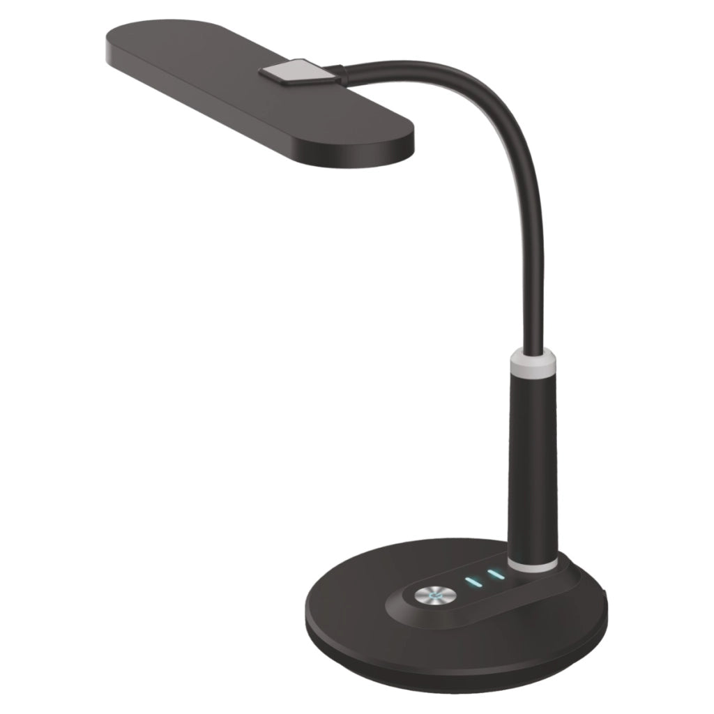 Lampada da scrivania Kaja Dafi LED 10W dimmer CCT nera