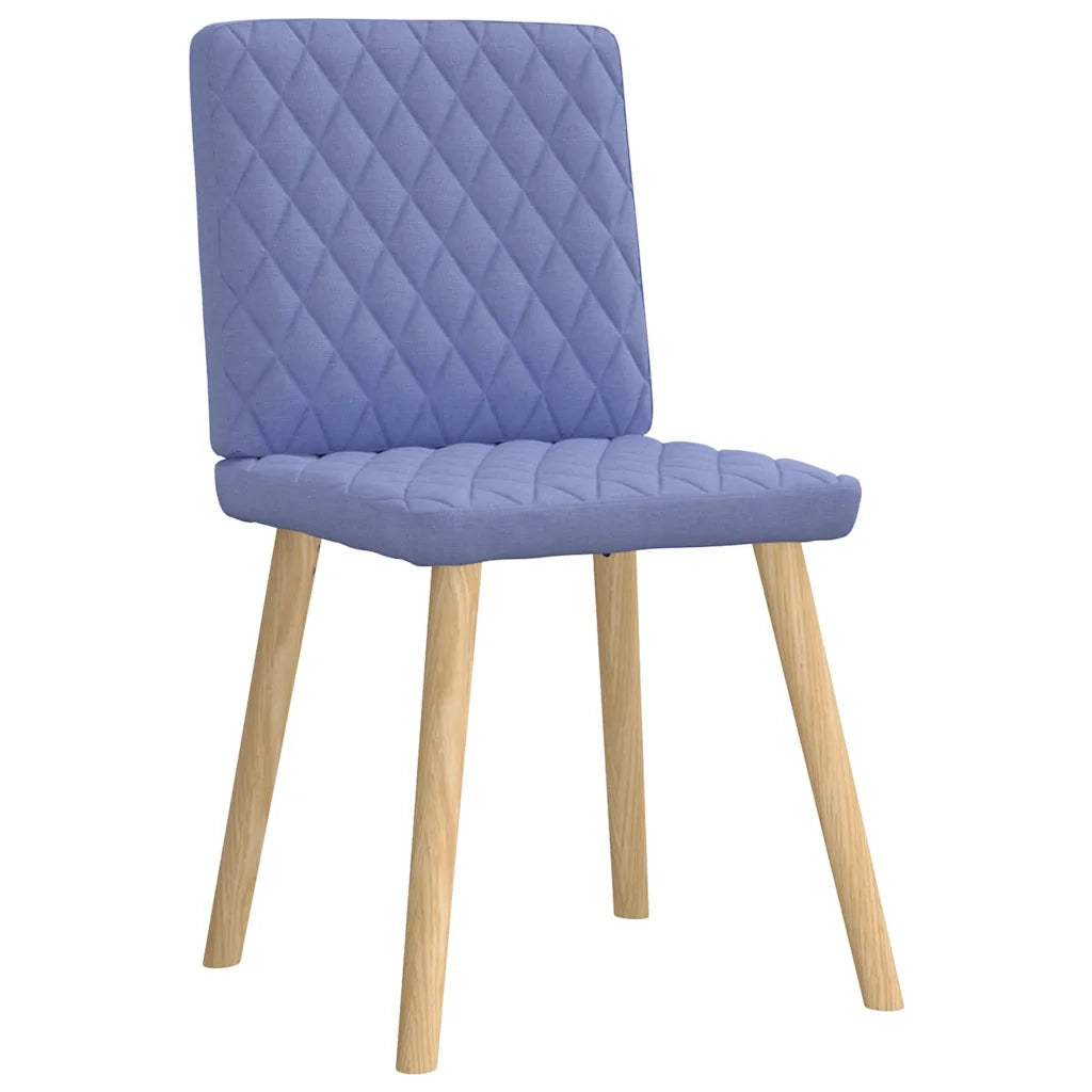 Sedie da Pranzo 6 pz Blu Jeans in Tessuto 3315501