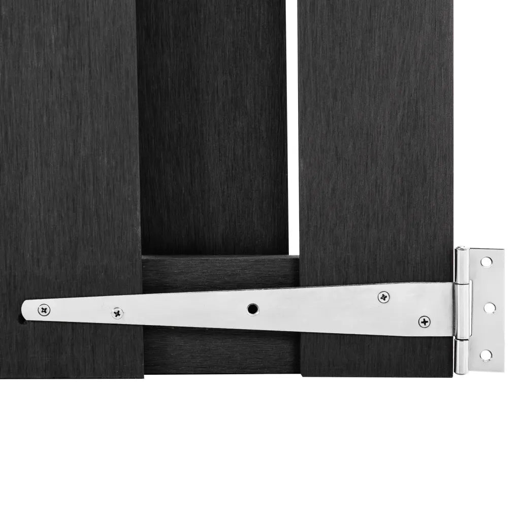 Cancello da Giardino in WPC 100x100 cm Grigio CFW2206248