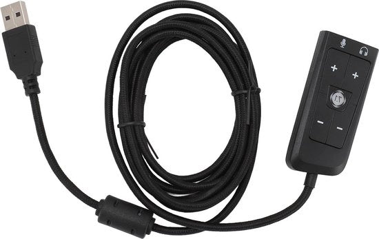 Adattatore jack 3,5 mm con connessione USB per adapter audio per microfono e cuffia.
