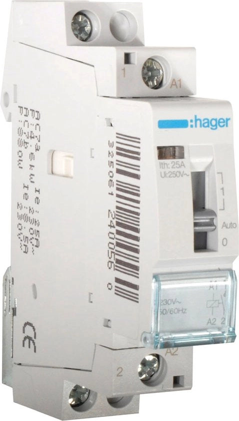 Hager ESD125S Interruttore Magnetotrasformatore 25A 1M S 24VAC