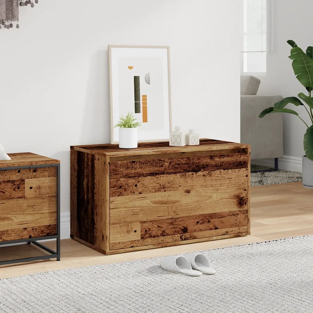Panca Ingresso 80x40x45 cm Legno Vecchio Legno Multistrato 856752
