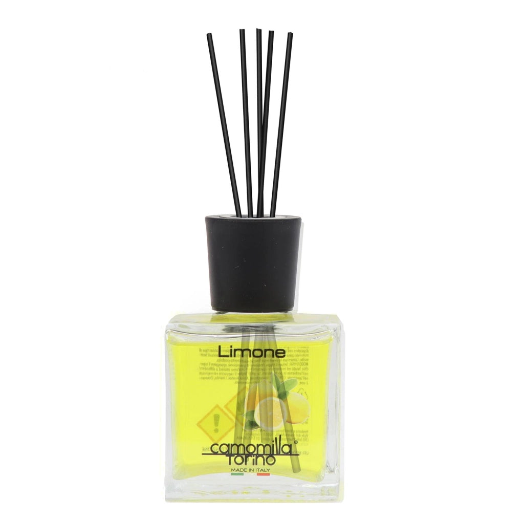 CAMOMILLA TORINO DIFFUSORE PER AMBIENTE CON BASTONCINI AL LIMONE DA 100 ML