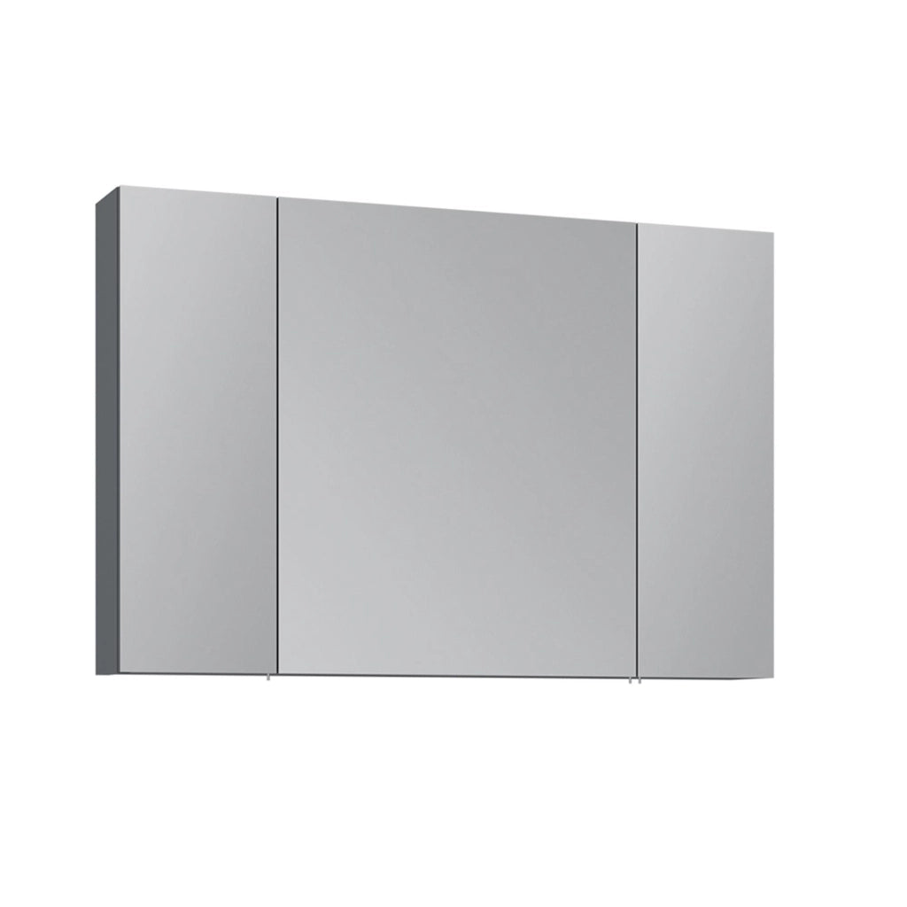 Mobile da bagno con specchio "Nuvola 100 v2" - 97 x 16 x 66 cm - Antracite