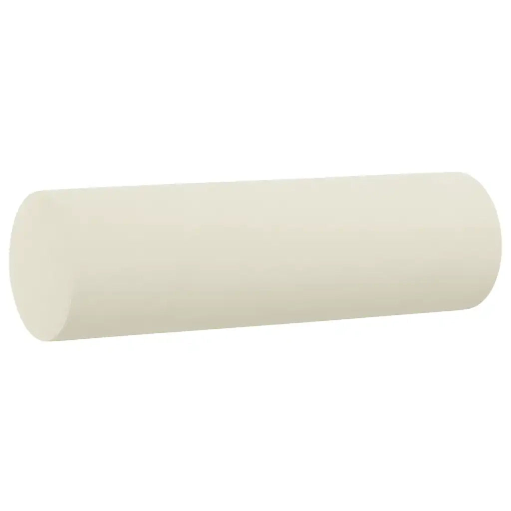Set di Divani 3 pz con Cuscini Crema in Velluto 3202012