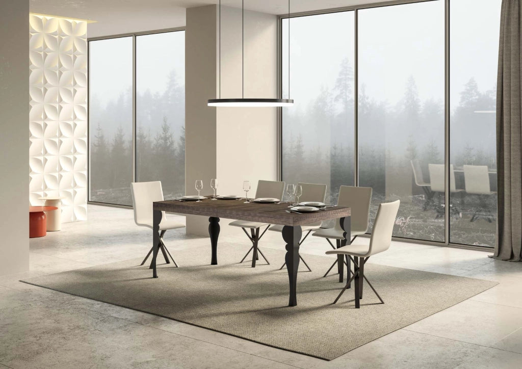 Tavolo Allungabile 160-244x80x77 cm Paxon Noce