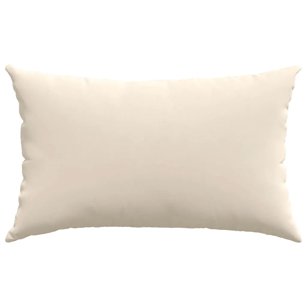 Cuscini da Divano 2 pcs Beige 50 x 30 cm Tessuto 42013644