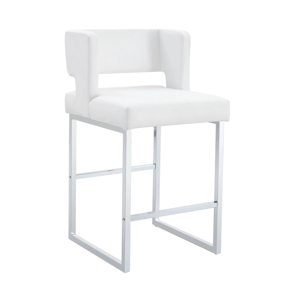 Sedie da Bar Set 2 Pezzi ¨C Xylo ¨C Gambe in Metallo, Design Moderno, Stile Nordico