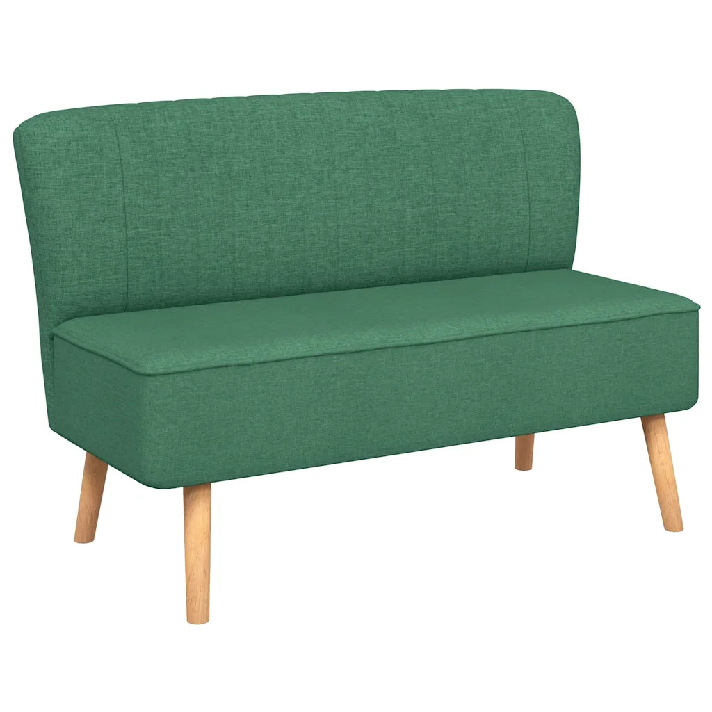 Divano-Sofa-Divanetto in Stoffa 117x55,5x77 cm Verde