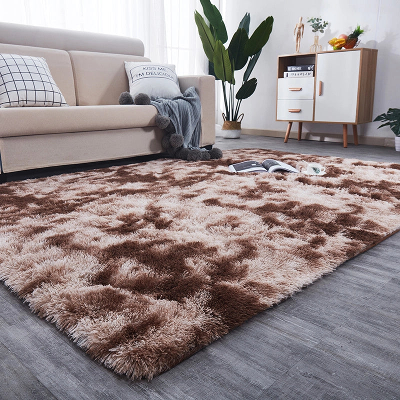 Tappeto peluche 160x220 cm marrone